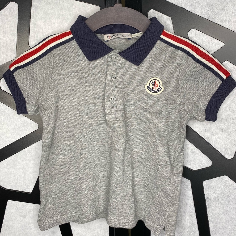 Toddler boys Moncler polo shirt and shorts set